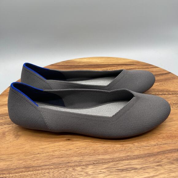 Rothy's Shoes - Rothy's Gray and Blue Flats